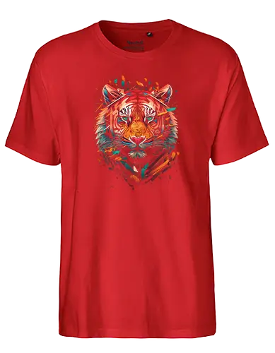 cf1019 - tiger, art - Fairtrade T-Shirt