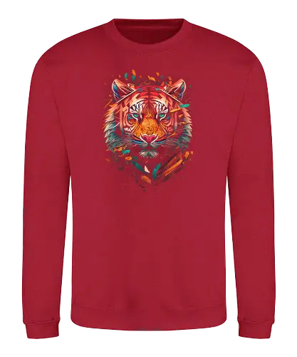 cf1019 - tiger, art - Sweatshirt