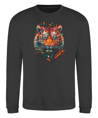 cf1019 - tiger, art - Sweatshirt