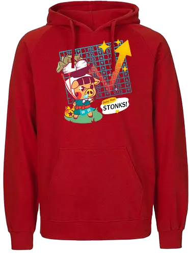 Turnip Stonks - Rüben, Turnip, animal, Crossing, Daisy Mae, Aktien - Fairtrade Hoodie
