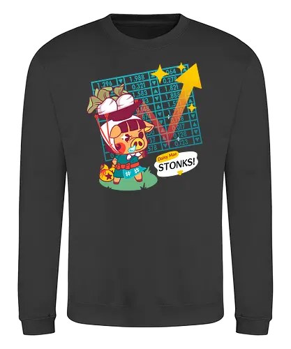 Turnip Stonks - Rüben, Turnip, animal, Crossing, Daisy Mae, Aktien - Sweatshirt