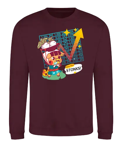 Turnip Stonks - Rüben, Turnip, animal, Crossing, Daisy Mae, Aktien - Sweatshirt