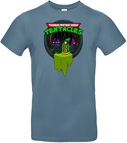 Teenage Mutant Ninja Tentacles - gaming, Tentacle, Day of the tentacle, point and click, adventure, classic gaming, mashup - Standard T-Shirt