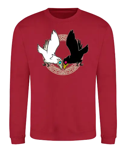 Hugin & Munin - Hugin, Munin, raven, rabe, odin, Nordisch, Götter - Sweatshirt