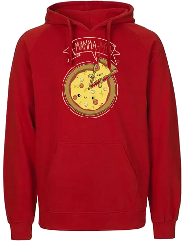 Mamma Mia! - pizza, food, essen, Mamma, Mia, fun - Fairtrade Hoodie