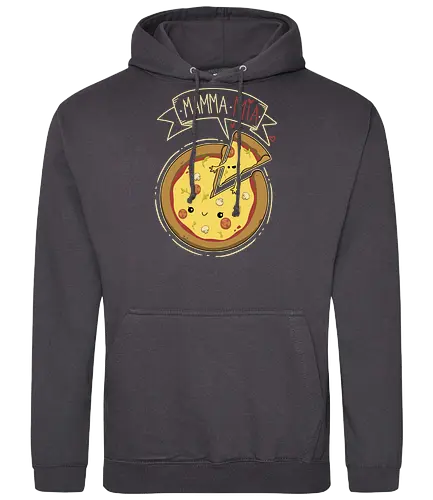 Mamma Mia! - pizza, food, essen, Mamma, Mia, fun - Standard Hoodie