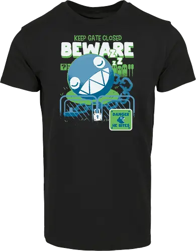 Beware, he bites!