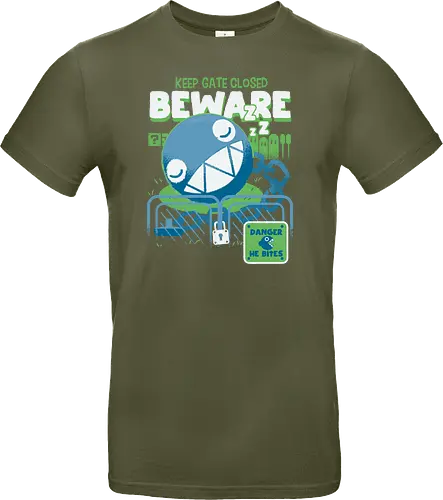 Beware, he bites!