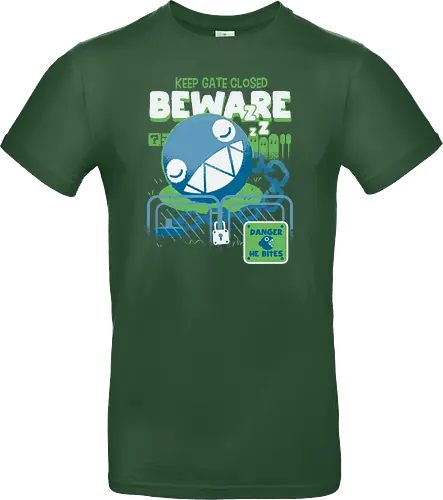 Beware, he bites!
