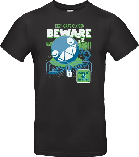 Beware, he bites!