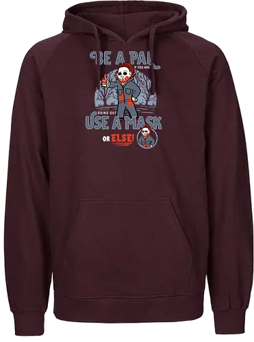 Be a pal like Michael - Michael, halloween, slasher, horror, maske, mask - Fairtrade Hoodie
