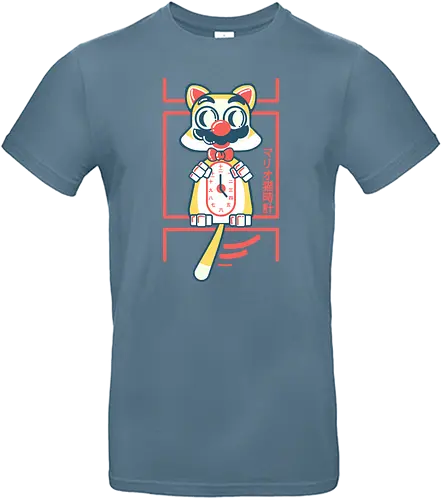 Kit cat clock - mario, cat, clock, katze, retro, retrogaming, Felix - Standard T-Shirt