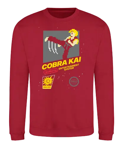 No Mercy System - tv, gaming, mashup, karate, kid, cobra kai - Sweatshirt