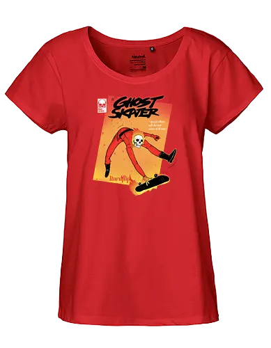 Ghost Skater - skateboard, ghost, rider, comic, Mephisto, Blaze - Fairtrade Girl Shirt