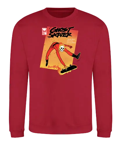 Ghost Skater - skateboard, ghost, rider, comic, Mephisto, Blaze - Sweatshirt