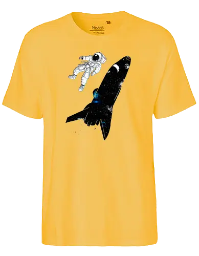 Inverse - space shuttle, astronaut, nasa - Fairtrade T-Shirt