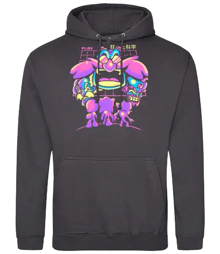 Mad Scientist - hedgehog, evil, professor, boss, robot, gaming, igel - Standard Hoodie
