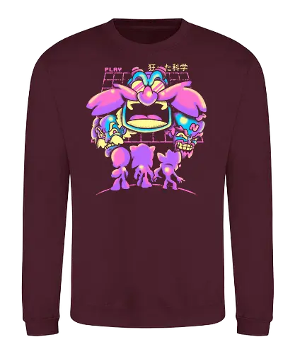 Mad Scientist - hedgehog, evil, professor, boss, robot, gaming, igel - Sweatshirt