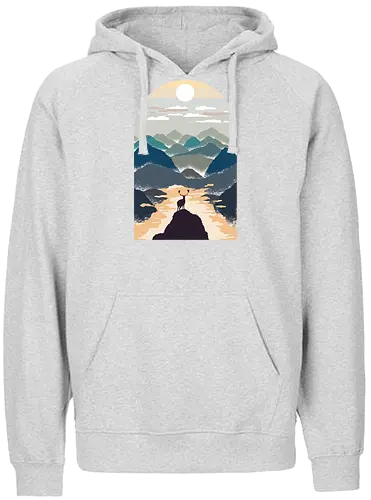 Mountains - berge, landschaft - Fairtrade Hoodie