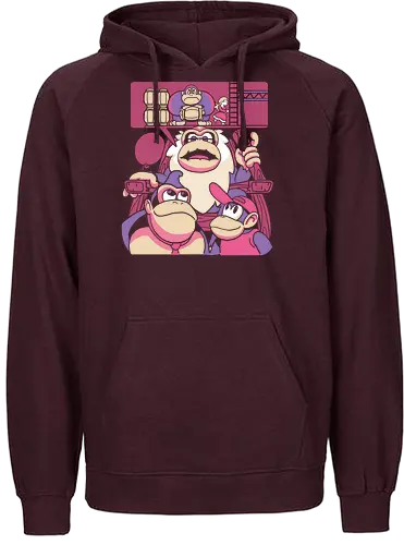 Story Time - kong, donkey, affe, gorilla, gaming, Grandpa - Fairtrade Hoodie