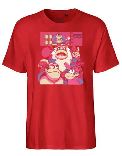 Story Time - kong, donkey, affe, gorilla, gaming, Grandpa - Fairtrade T-Shirt