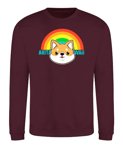 Akitawaii - akita, dog, hund, niedlich, süß, kawaii, japan, nippon - Sweatshirt