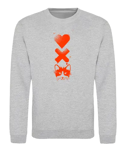 Love Death Cats - love, robot, cat, neko, series, serie, tv, death - Sweatshirt