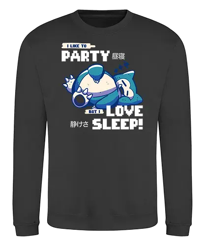 Love sleep - pocket, monster, relax, sleep, schlafen, gaming - Sweatshirt