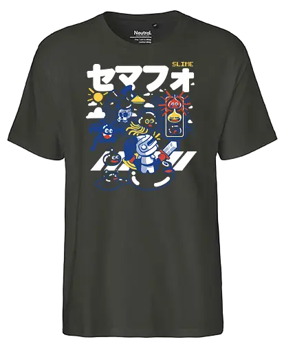 Traffic Slime - Slime, Schleim, dragon, quest, jrpg - Fairtrade T-Shirt