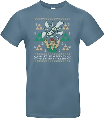 Best X-mas Present! - weihnachten, christmas, Hero of Time, socke, Princess, Ugly swter - Standard T-Shirt