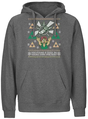 Best X-mas Present! - weihnachten, christmas, Hero of Time, socke, Princess, Ugly swter - Fairtrade Hoodie