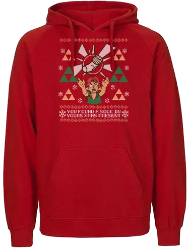 Best X-mas Present! - weihnachten, christmas, Hero of Time, socke, Princess, Ugly swter - Fairtrade Hoodie