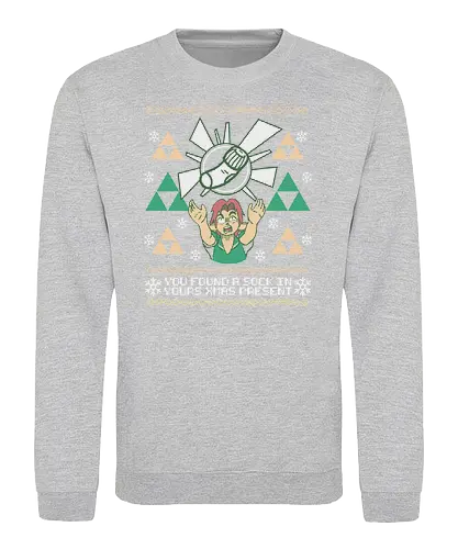 Best X-mas Present! - weihnachten, christmas, Hero of Time, socke, Princess, Ugly swter - Sweatshirt