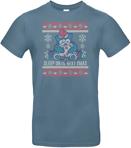Sleep until next X-mas! - christmas, weihnachten, pocket, monster, Ugly swter - Standard T-Shirt