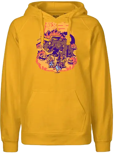 Final Surprise Attack - final, fantasy, behemoth, gaming - Fairtrade Hoodie