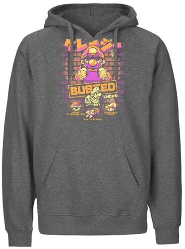 Criminal Plumber - Criminal, plumber, gaming, Retro gaming - Fairtrade Hoodie