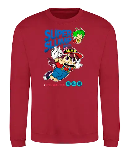Arale Pop - arale, dragon, ball, dr. slump, crossover, mario, android, robot, manga, anime - Sweatshirt