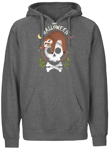 Nap Halloween - halloween, faultier, sloth, tier, cute, kawaii - Fairtrade Hoodie