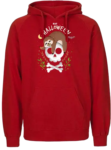 Nap Halloween - halloween, faultier, sloth, tier, cute, kawaii - Fairtrade Hoodie