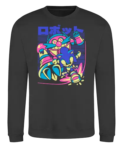 Deft the Final Boss - hedgehog, gaming, evil - Sweatshirt