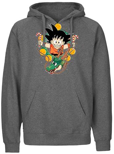 Dragon Christmas - anime, christmas, dbz, Rentier - Fairtrade Hoodie