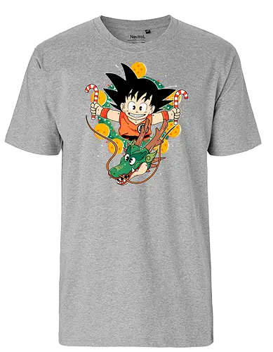Dragon Christmas - anime, christmas, dbz, Rentier - Fairtrade T-Shirt