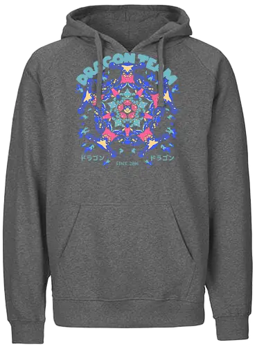 Dragon Team - pocket, monster, drache - Fairtrade Hoodie