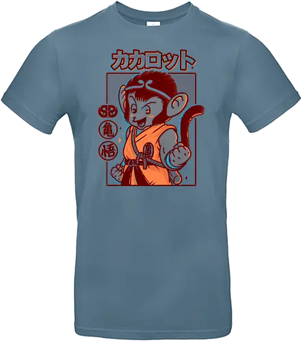 Kakaroto transformation - anime, monkey, son goku, Monkey fist, manga - Standard T-Shirt