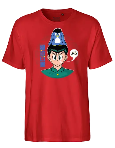 My little mascot - anime, yu yu, manga, hat, fun - Fairtrade T-Shirt