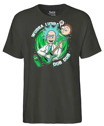 wubba lubba - tv, series, rick, morty, cartoon - Fairtrade T-Shirt
