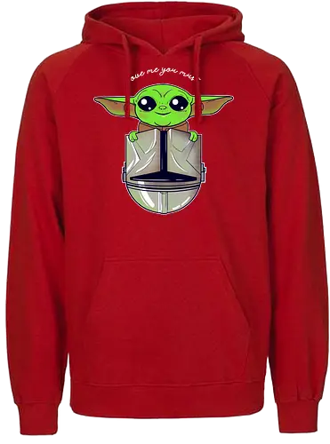 Love me you must - alien, baby, sci fi, space opera - Fairtrade Hoodie