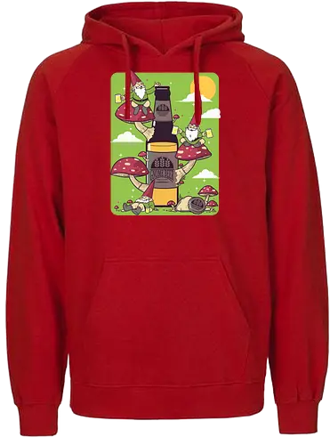 Gnome beer - Gmone, beer, dwarf, zwerg, Kabouter, bier - Fairtrade Hoodie