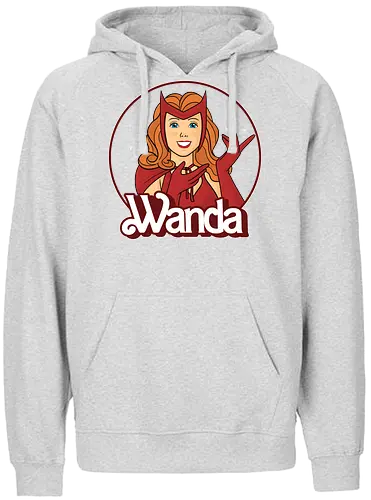 Wanda - tv, Wanda, mashup, doll, comic, superhero - Fairtrade Hoodie