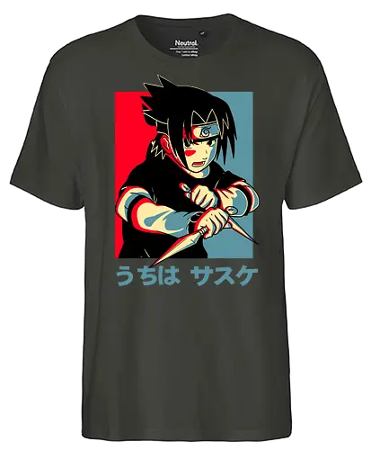 Sasuke - anime, manga, shinobi, ninja - Fairtrade T-Shirt